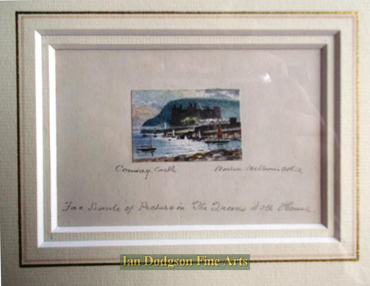 Warren Williams - Conwy Castle Watercolour (c1920)