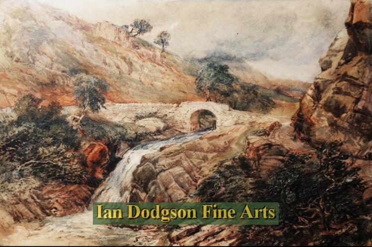 David Cox Jnr - Under Coniston Old Man Watercolour (c1860)