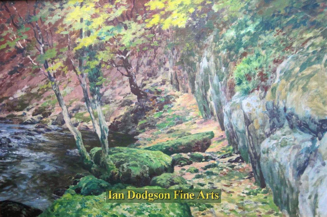 Lichen and Leaves (Ogwen) by Jeremy Yates