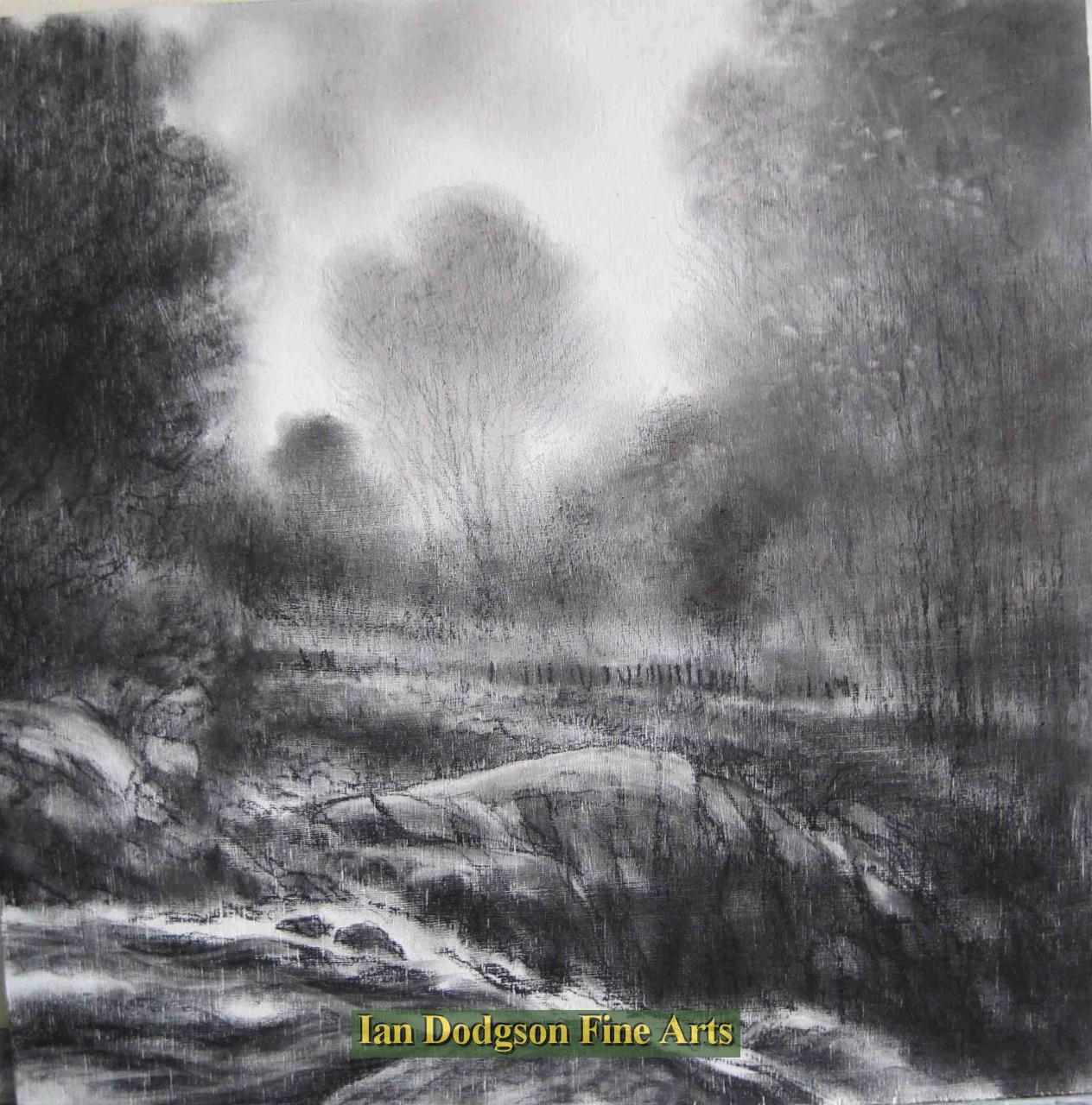 Sky Trees Rocks Water (Ogwen) by Jeremy Yates