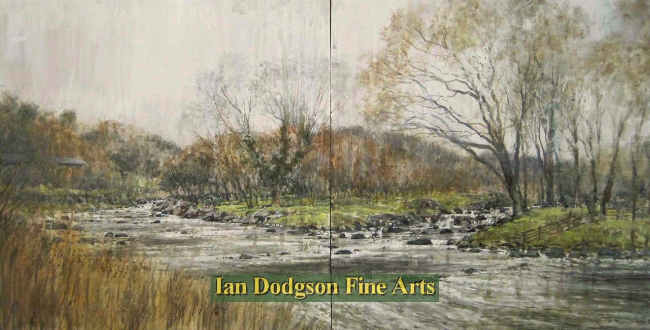 Sky Trees Rocks Water (Bethesda) by Jeremy Yates