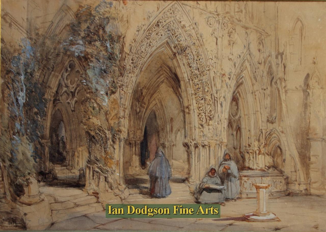 The Abbey Door by George Cattermole