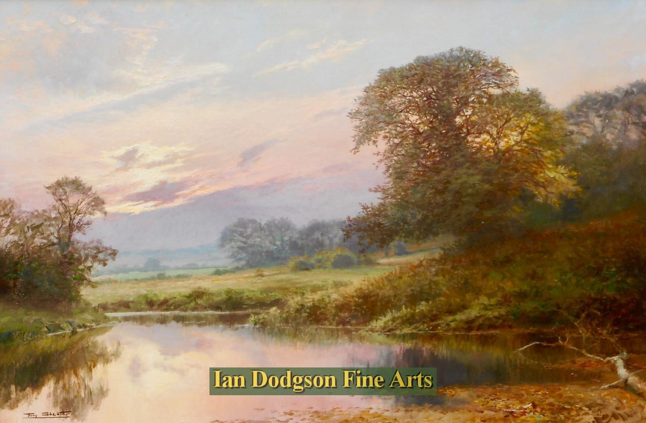 Tony Sheath - Evening glow Oil on canvas (c1985)