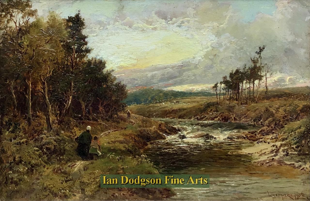 Along the river path by William Manners