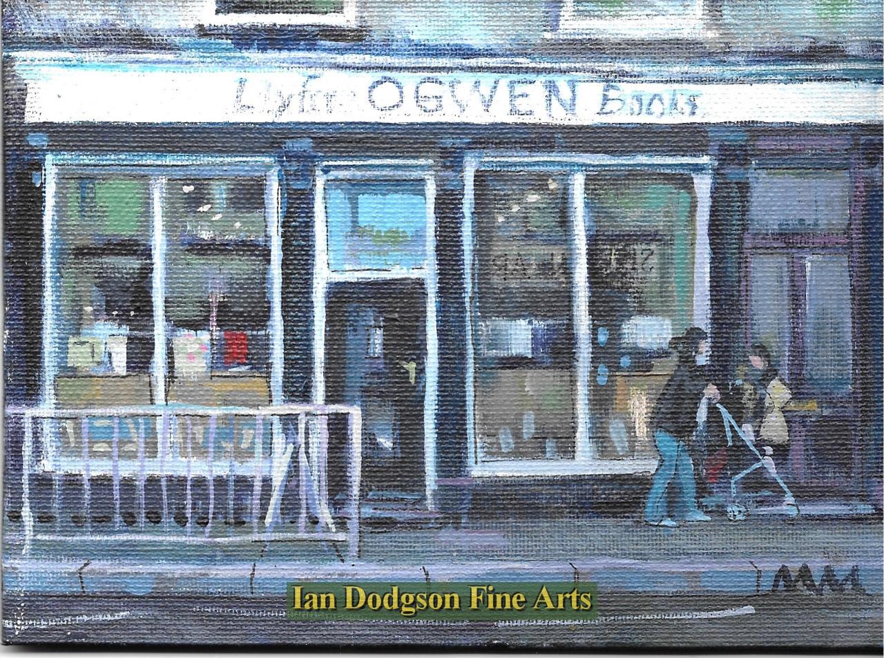 Martin Morley - Llyfrau Ogwen Books Acrylic on board (2023)
