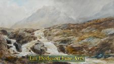 Ogwen Falls with Tryfan by Edward Tucker snr